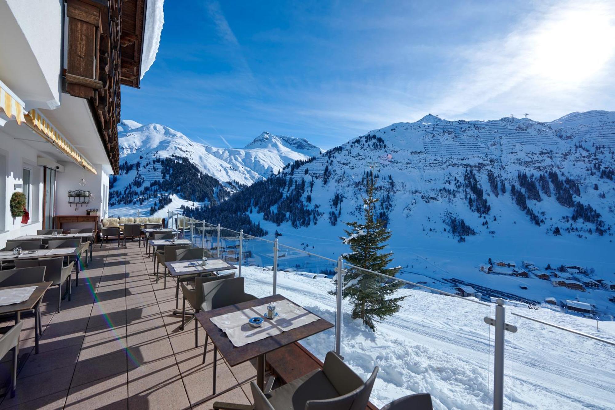 Hotel Restaurant Formarin Oberlech Exterior photo